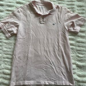 vineyard vines pink polo shirt
